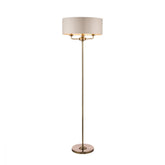 Laura Ashley Sorrento Floor Lamp 3 Light Antique Brass